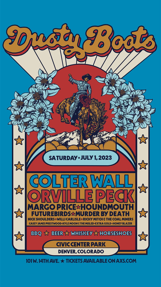 Colter Wall Festival Announcement.
