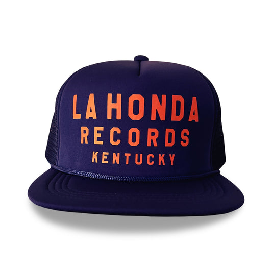 La Honda Records "Kentucky" Blue Trucker Hat