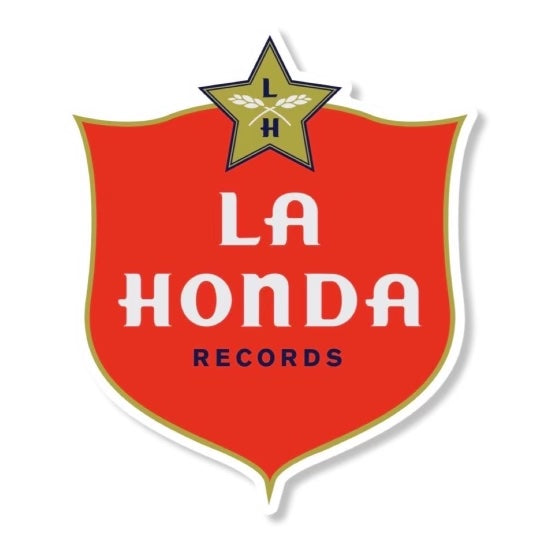 La Honda Records Lone Star Logo  Sticker