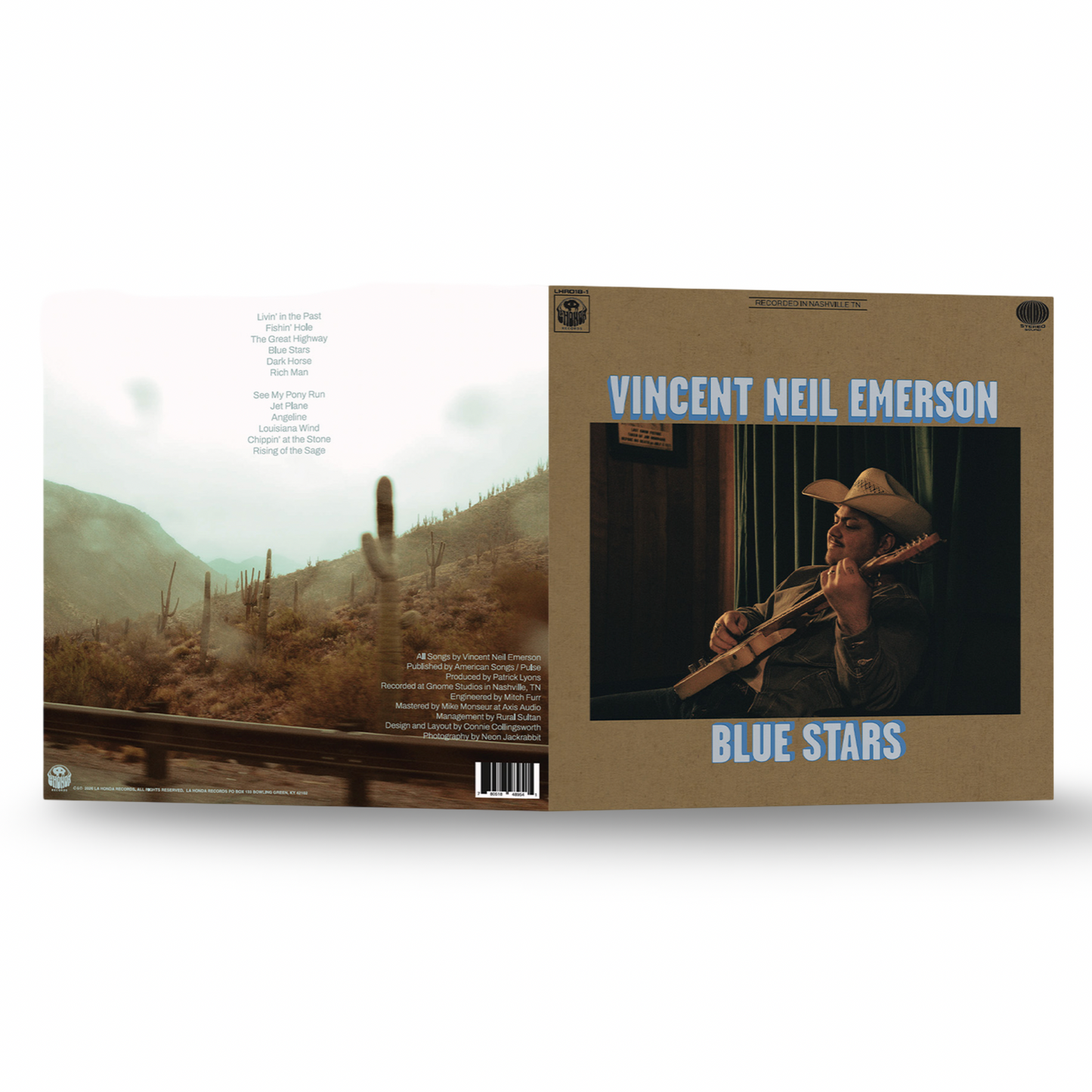 Vincent Neil Emerson "Blue Stars" Black Vinyl