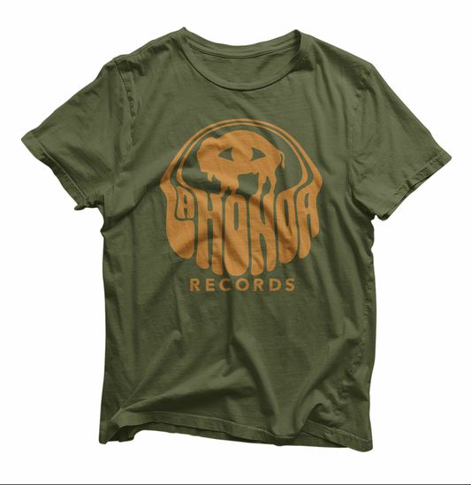 La Honda Records Army Green Shirt